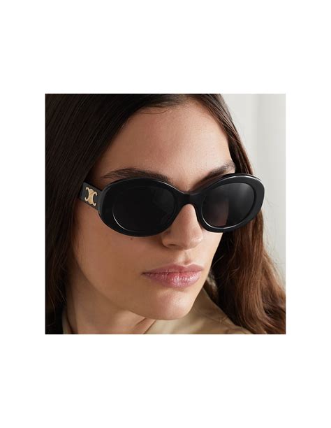 celine cl 40194|Celine Triomphe CL40194U Oval Sunglasses .